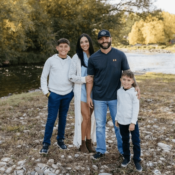 Eric McClure and family